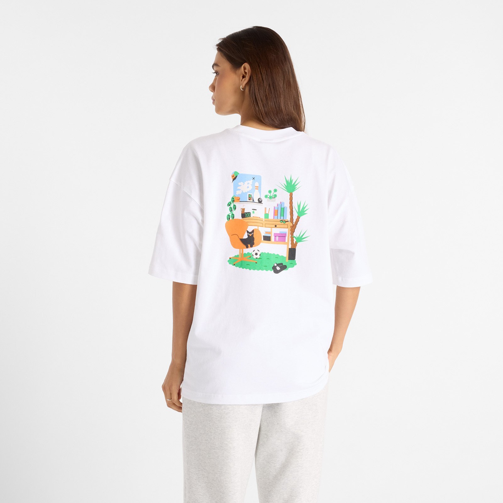 【SALE／40%OFF】New Balance New Balance X Drake Cereal ルームショートスリーブTシャツ ニューバランス トップス カットソー・Tシャツ ホワイト