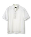 MEN'S BIGI 【ACTIVE TAILOR】サッカー織りポロシャツ<COOL MAX/吸水速乾> メンズ ビギ トップス ポロシャツ ブルー ホワイト【送料無料】