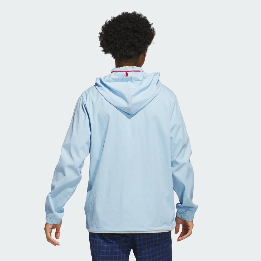 【SALE／20%OFF】adidas 【公式】アディダス adidas 【オリジナルスゴルフ】フルジップ 長袖フーディー アディダス ジャケット・アウター ブルゾン・ジャンパー ブルー【送料無料】