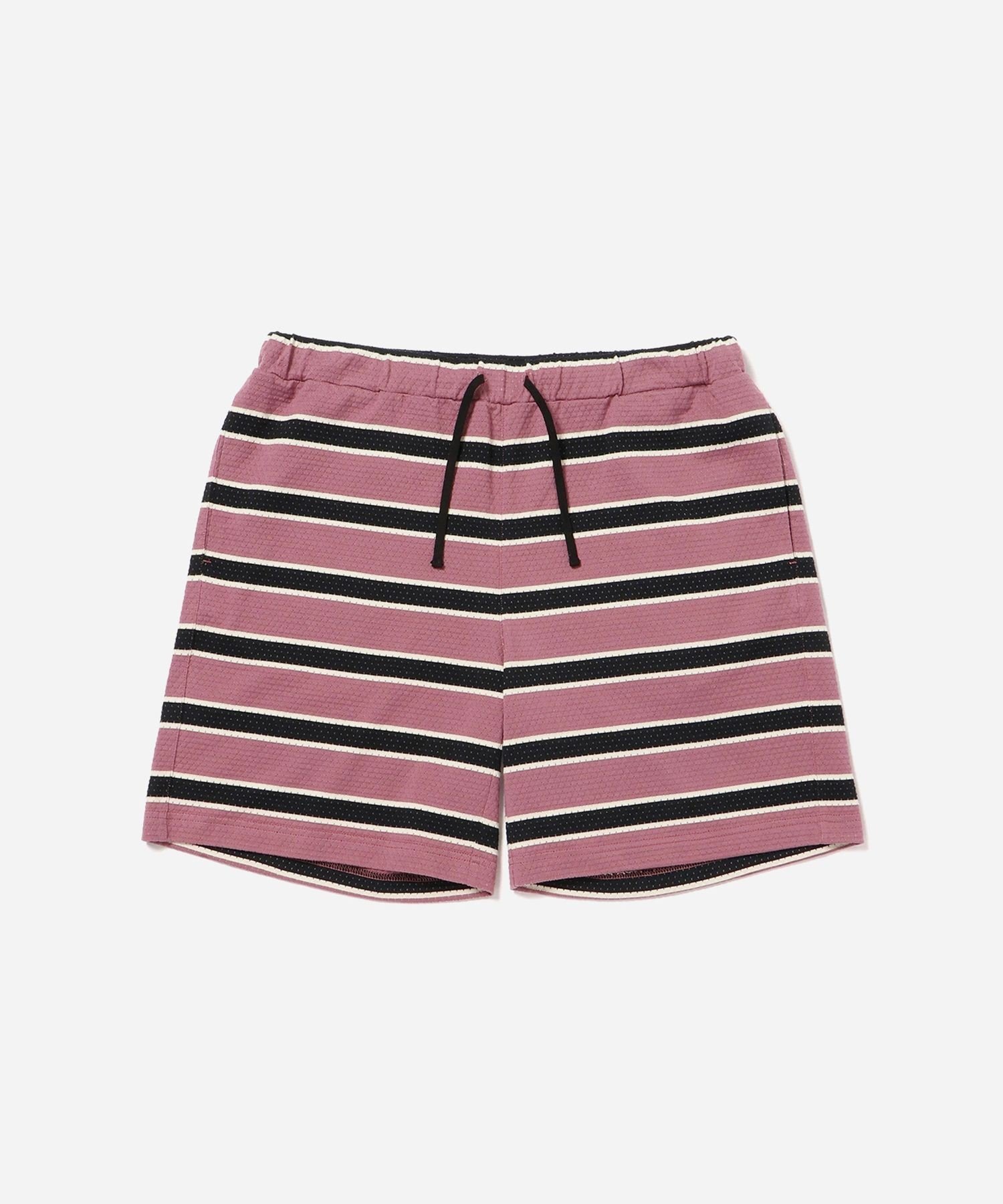 Mesh Border Stripe Shorts サタデーズ ニューヨークシティ パンツ その他のパンツ パープル