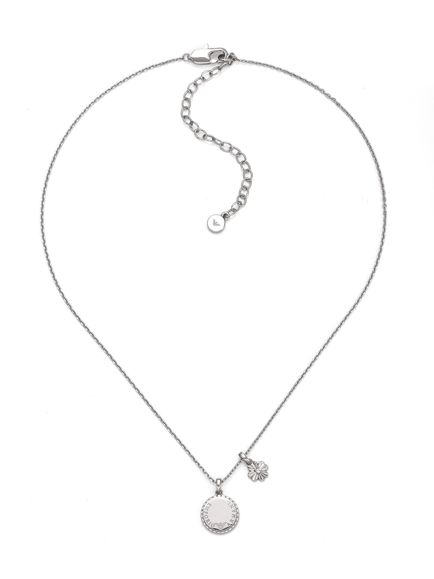 EMPORIO ARMANI エンポリオ・アルマーニ アクセサリー レディース ネックレス シルバー EGS3275040 ウォッチステーションインターナショナル アクセサリー・腕時計 ネックレス シルバー【送料無料】のサムネイル