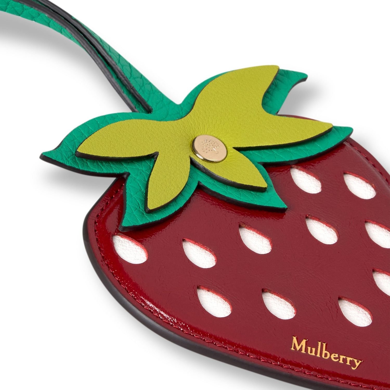 Mulberry 【マルベリー公式】ブリティッシュ サマー バッグ チャーム - ストロベリー マルベリー ファッション雑貨 チャーム・キーチェーン【送料無料】