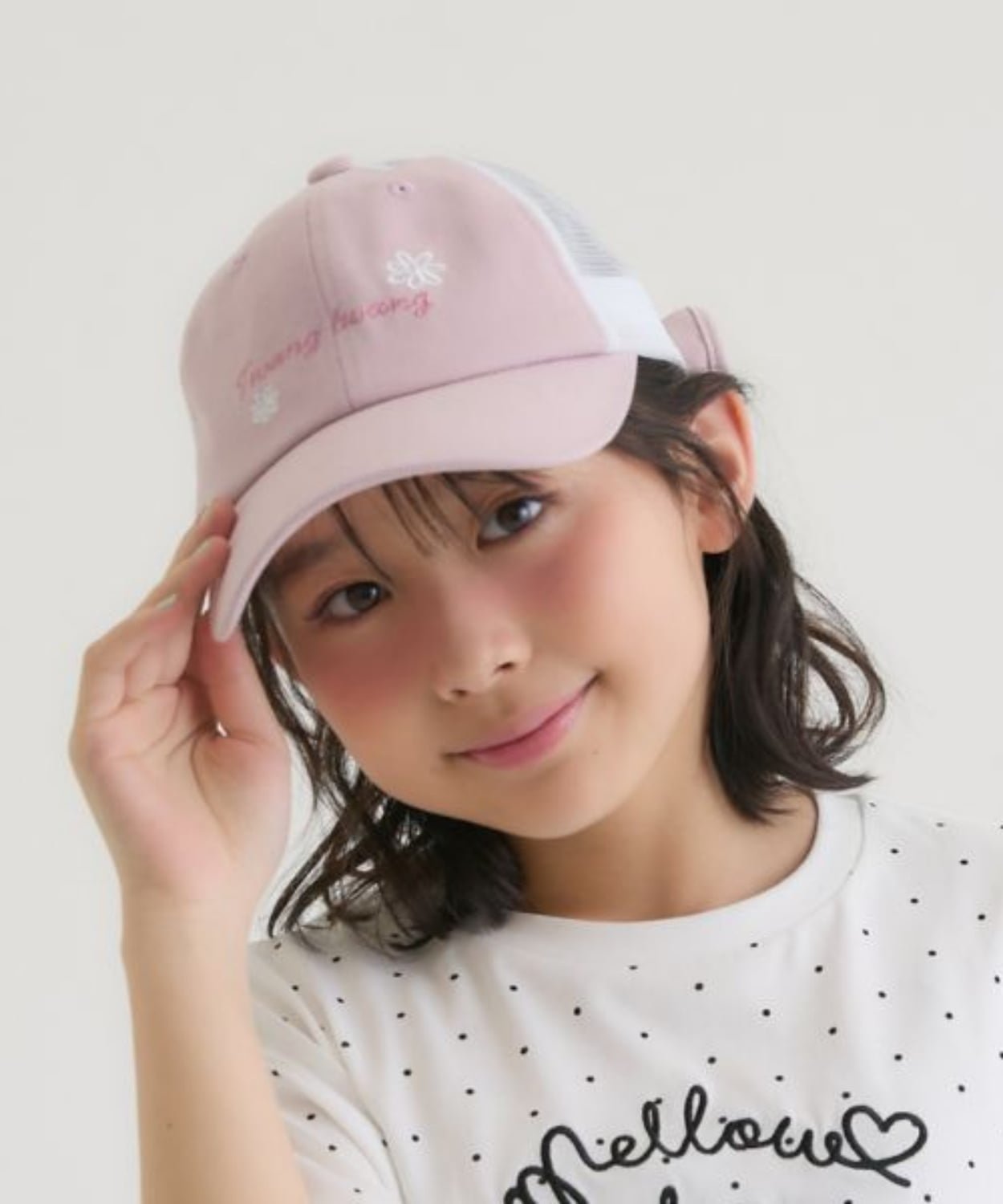 【SALE/37% OFF】PINK-latte Logo Mesh Cap Narumiya Online Hat Cap Green Pink
