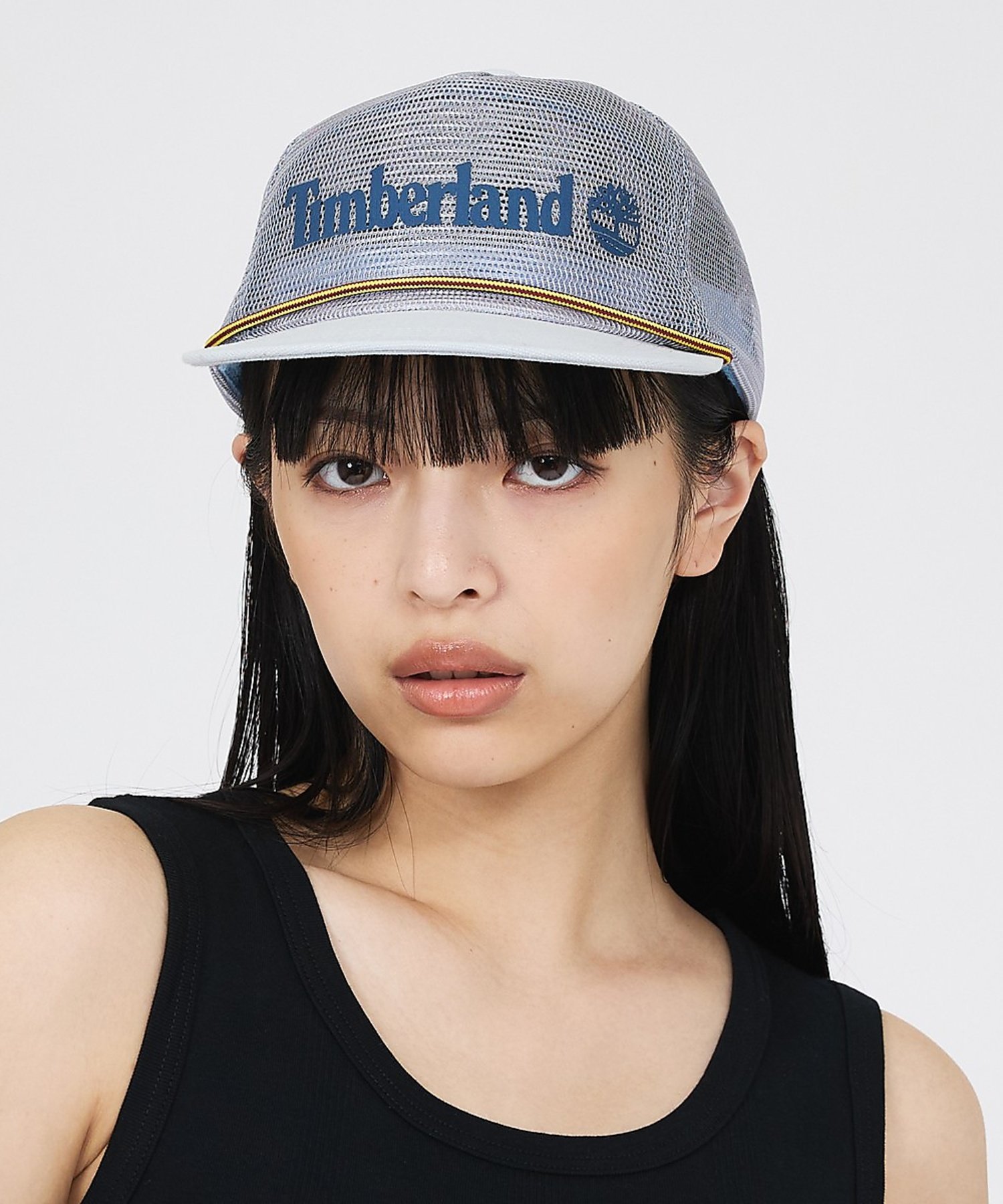 ABAHOUSE LASTWORD 【Timberland / ティンバーランド】Mesh Trucker Cap アバハウス 帽子 ハット グレー ベージュ ネイビー【送料無料】