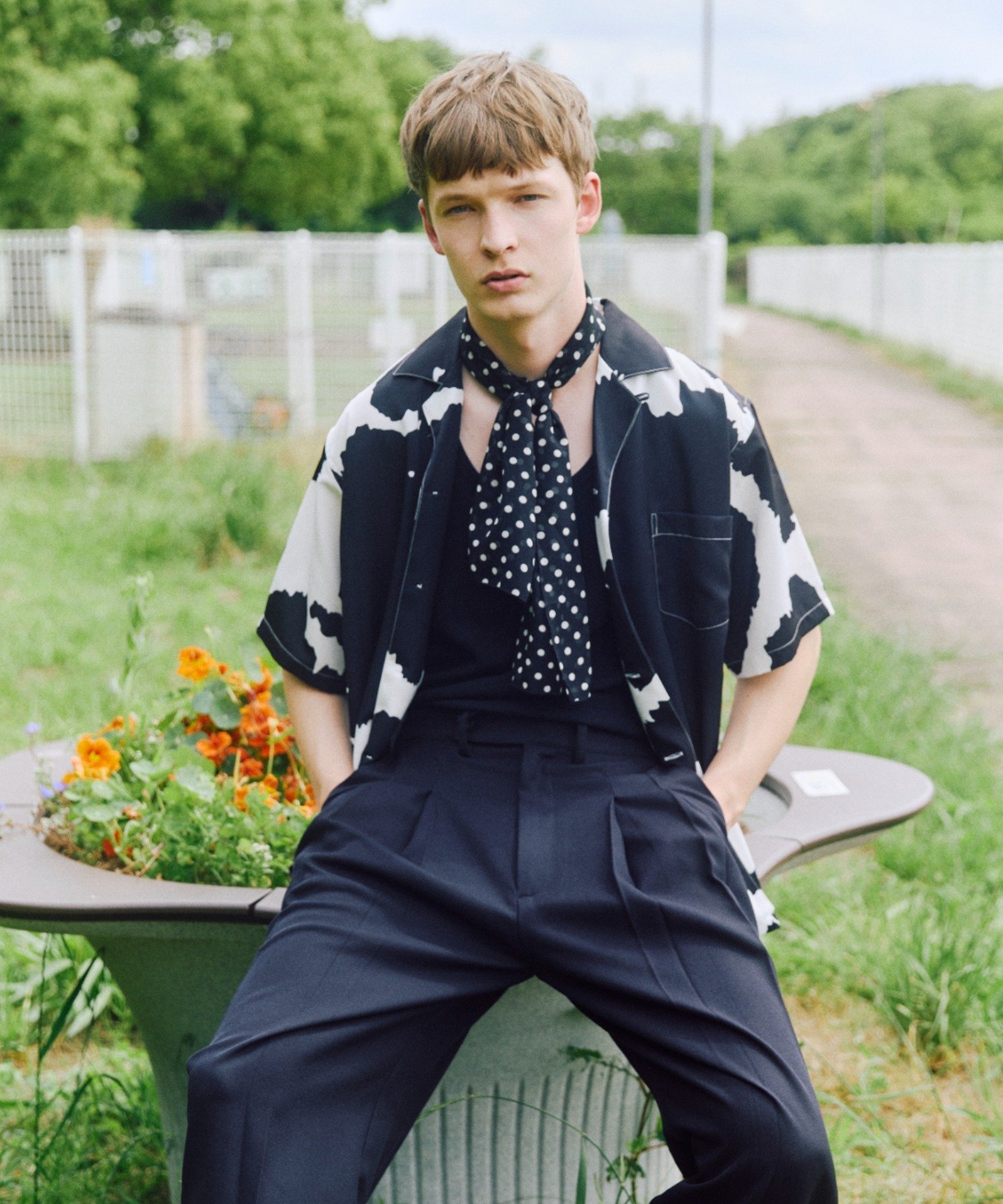 【SALE／30%OFF】B'2nd HOLO MARKET(ホロマーケット)HMV S/S SHIRTS / 総柄アロハ半袖シャツ ビーセカンド トップス シャツ・ブラウス ベージュ ネイビー レッド グリーン ブラック グレー【送料無料】
