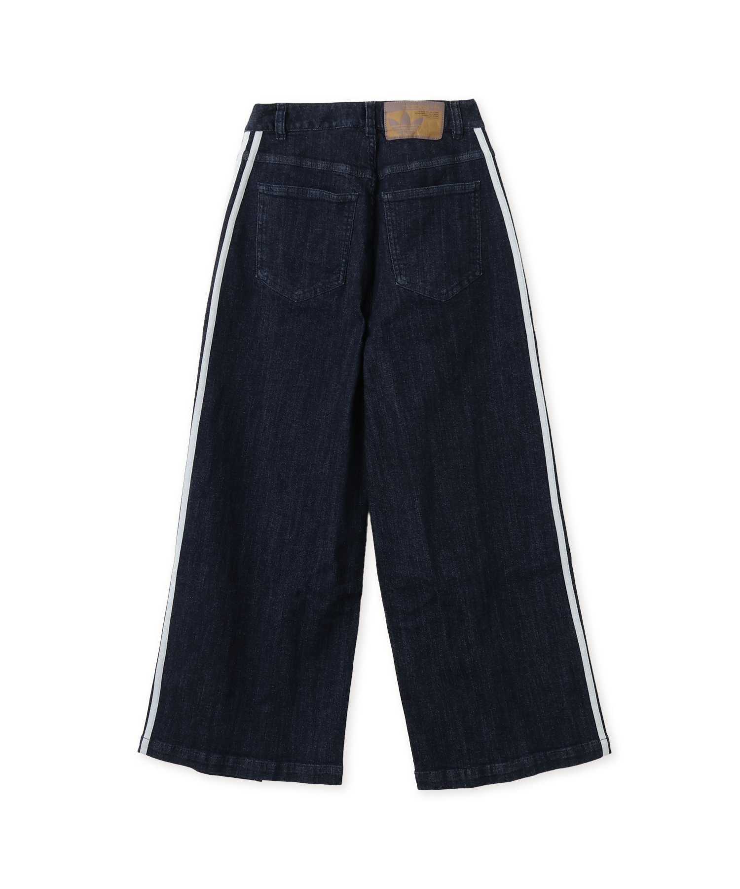 adidas DENIM PLEATS WIDE LEG PANTS インディゴデニム アトモス パンツ その他のパンツ ブルー