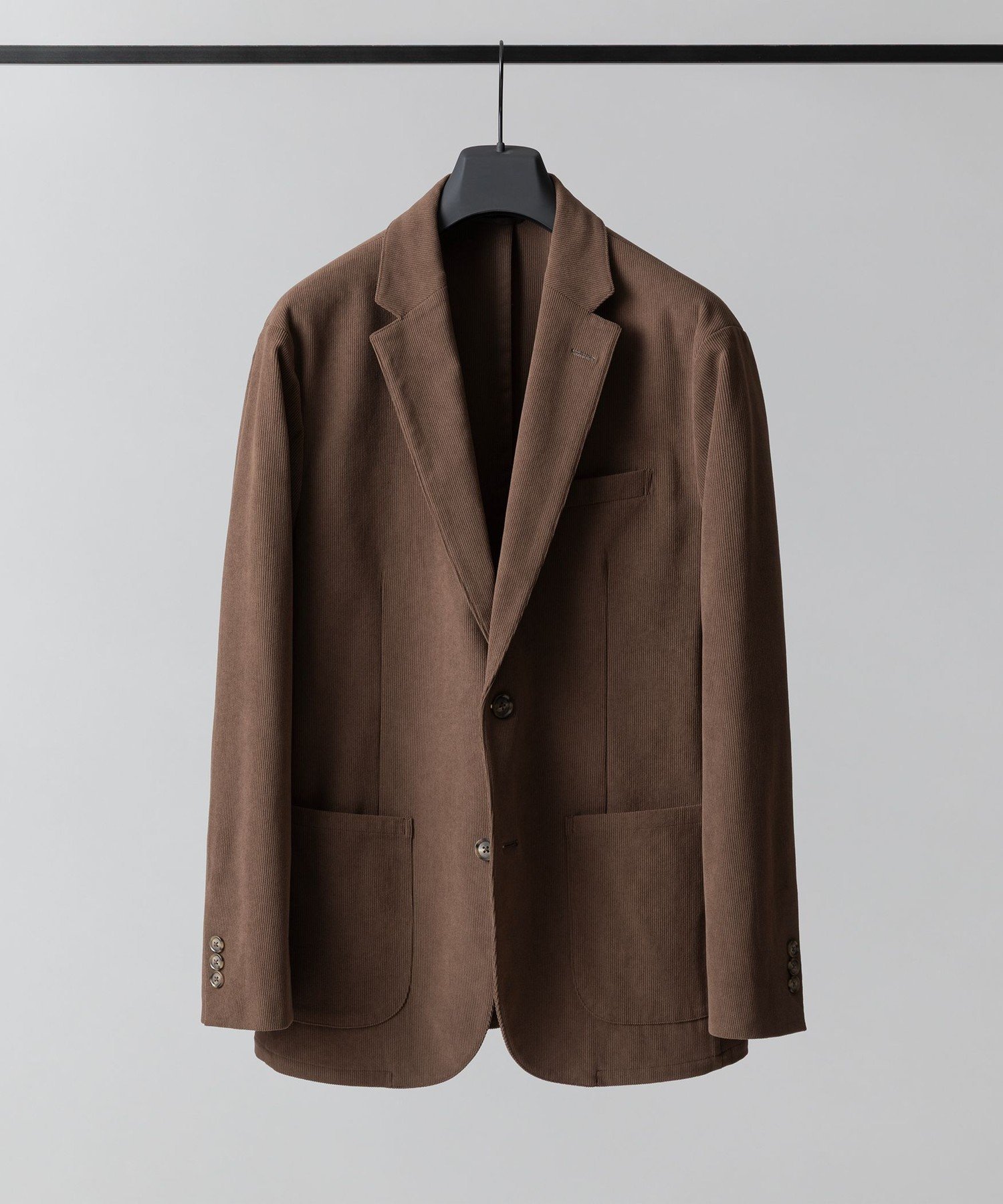 SHIPS MEN SHIPS:＜手洗い可能＞トリコット コーデュロイ ジャケット (セットアップ対応) シップス ジャケット・アウター テーラードジャケット・ブレザー ブラック ネイビー ブラウン【送料無料】