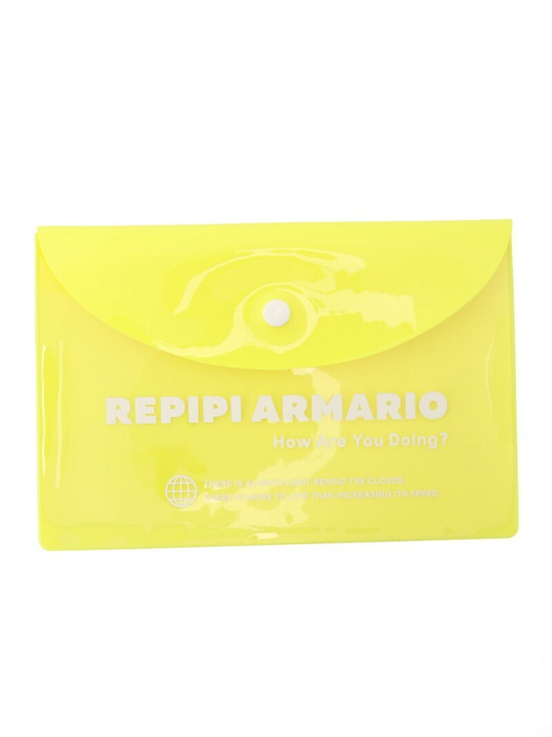 【SALE／40%OFF】repipi armario カラフルクリアポーチ レピピアルマリオ 財布・ポーチ・ケース ポーチ イエロー ピンク ブラック ブルー レッド