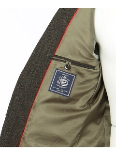 Laverock Tweed Sack Sport Coat BROVIW0501: Melange Khaki Laverock Tweed Sack Sport Coat BROVIW0501: Melange Khaki