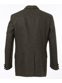 Laverock Tweed Sack Sport Coat BROVIW0501: Melange Khaki Laverock Tweed Sack Sport Coat BROVIW0501: Melange Khaki