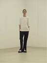 CINOH (W)RING DOT TAPERED PANTS チノ パンツ スラックス・ドレスパンツ ブラック グレー グリーン【送料無料】