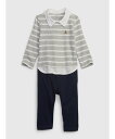 ギャップベビー　ベビー服 【SALE／63%OFF】GAP (K)3In1 セット (ベビー) ギャップ マタニティウェア・ベビー用品 ロンパース・カバーオール グレー ネイビー