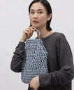 【SALE/29%OFF】LAKOLE メタルハンドル切替バッグ ラコレ バッグ ハンドバッグ ブラック ブルー