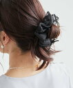 【SALE/20%OFF】ROPE' PICNIC PASSAGE オーガンジーミニリボンシュシュ ロペピクニック ヘアアクセサリー ヘアゴム グレー ブラック...