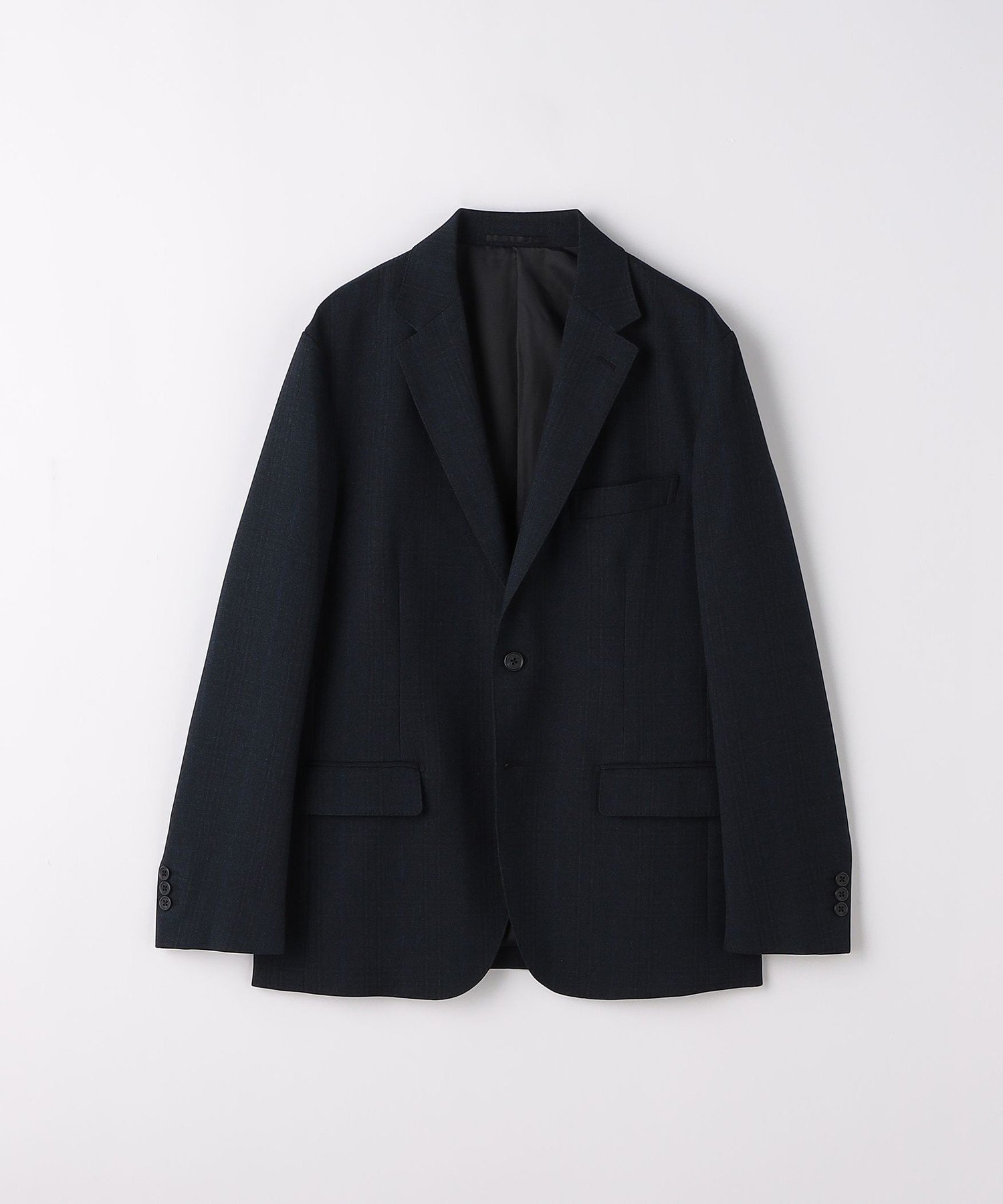 【SALE/30%OFF】a day in the life ウールライク グレンチェック 2ボタンジャケット -ハンドウォッシャブル- -セットアップ対応-<A DAY IN THE LIFE> ユナイテッドアローズ アウトレット スーツ・フォーマル スーツジャケット グレー ネイビー【送料無料】