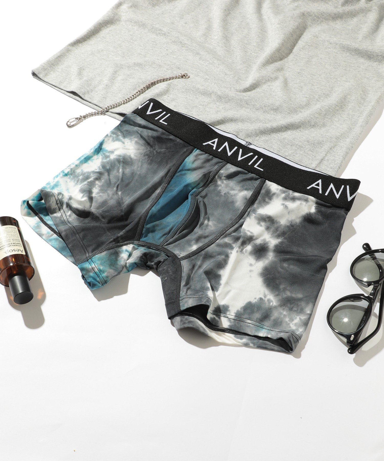 【SALE／40%OFF】ANVIL ANVIL/ナイロンストレッチタイダイボクサーパンツ ANV0907 ギフト セットアップセブン インナー・ルームウェア ボクサーパンツ・トランクス