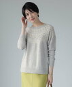 【SALE/30%OFF】J.PRESS LADIES L 【WEB限定カラーあり・洗える】FAIR ISLE ラウンドネック ニット ジェイプレス トップス ...