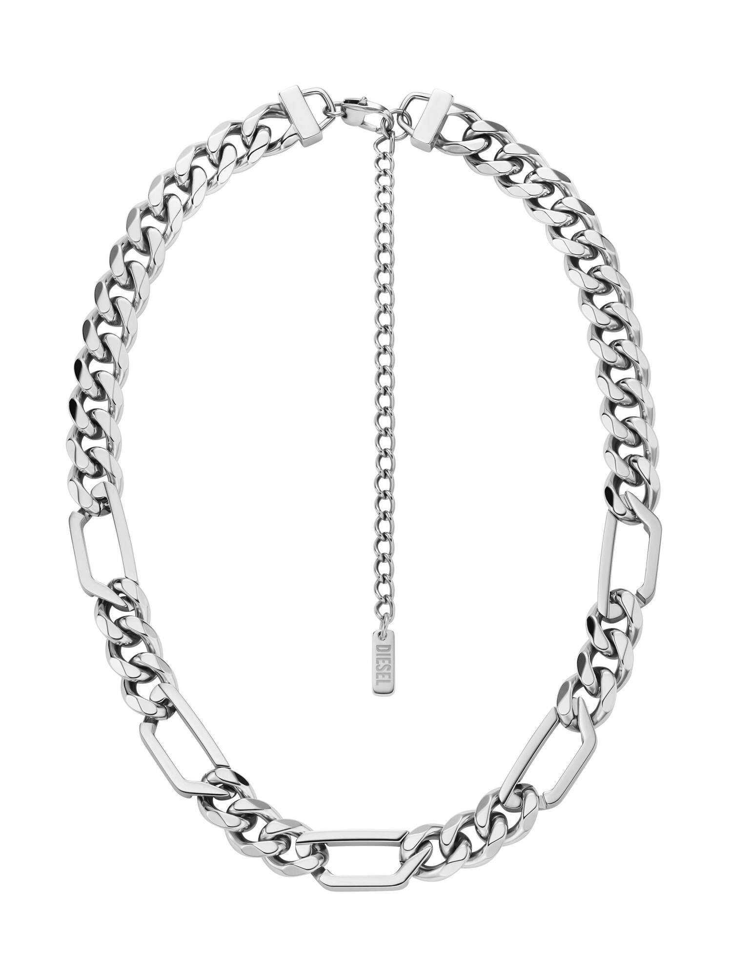 DIESEL ディーゼル アクセサリー メンズ ネックレス シルバー DX1626040 ウォッチステーションインターナショナル アクセサリー・腕時計 ネックレス シルバー【送料無料】