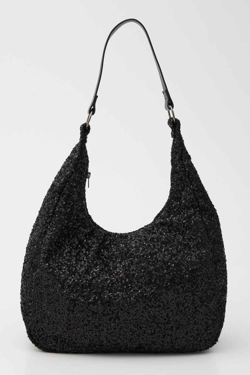 LAGUA GEM SEQUINS BIG バッグ ラグア ジェム バッグ その他のバッグ ブラック
