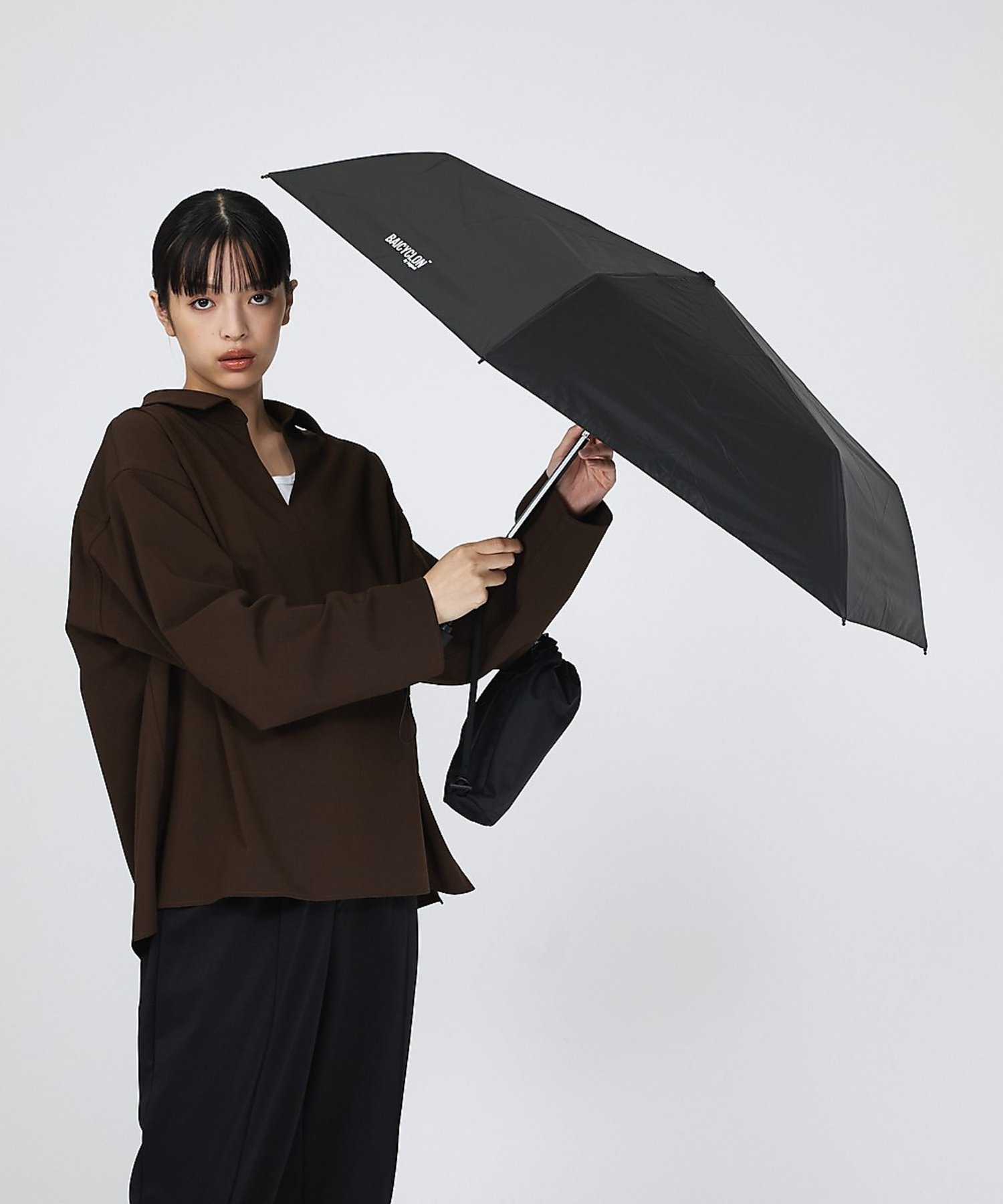 ABAHOUSE LASTWORD 【BAICYCLON / バイシクロン】折り畳み傘 / 日傘 / 晴雨兼用 / アバハウス ファッション雑貨 折りたたみ傘 ブラック【送料無料】