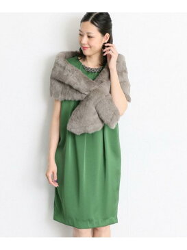 【SALE/50%OFF】ROSSO ネックレス付タックバックスリットドレス アーバンリサーチアウトレット ワンピース ワンピースその他 グリーン ネイビー レッド【送料無料】