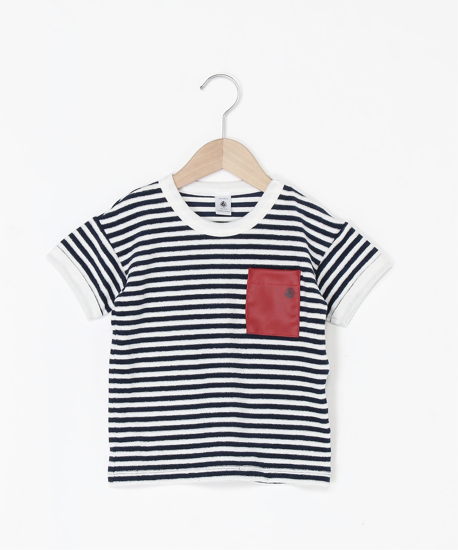 【SALE／20%OFF】PETIT BATEAU パイルボーダー半袖Tシャツ プチバトー トップス カットソー・Tシャツ【送料無料】