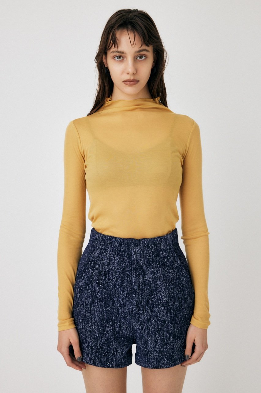 【SALE／60%OFF】MOUSSY LOOSE FIT HIGH NECK トップス マウジー トップス カットソー・Tシャツ グレー..