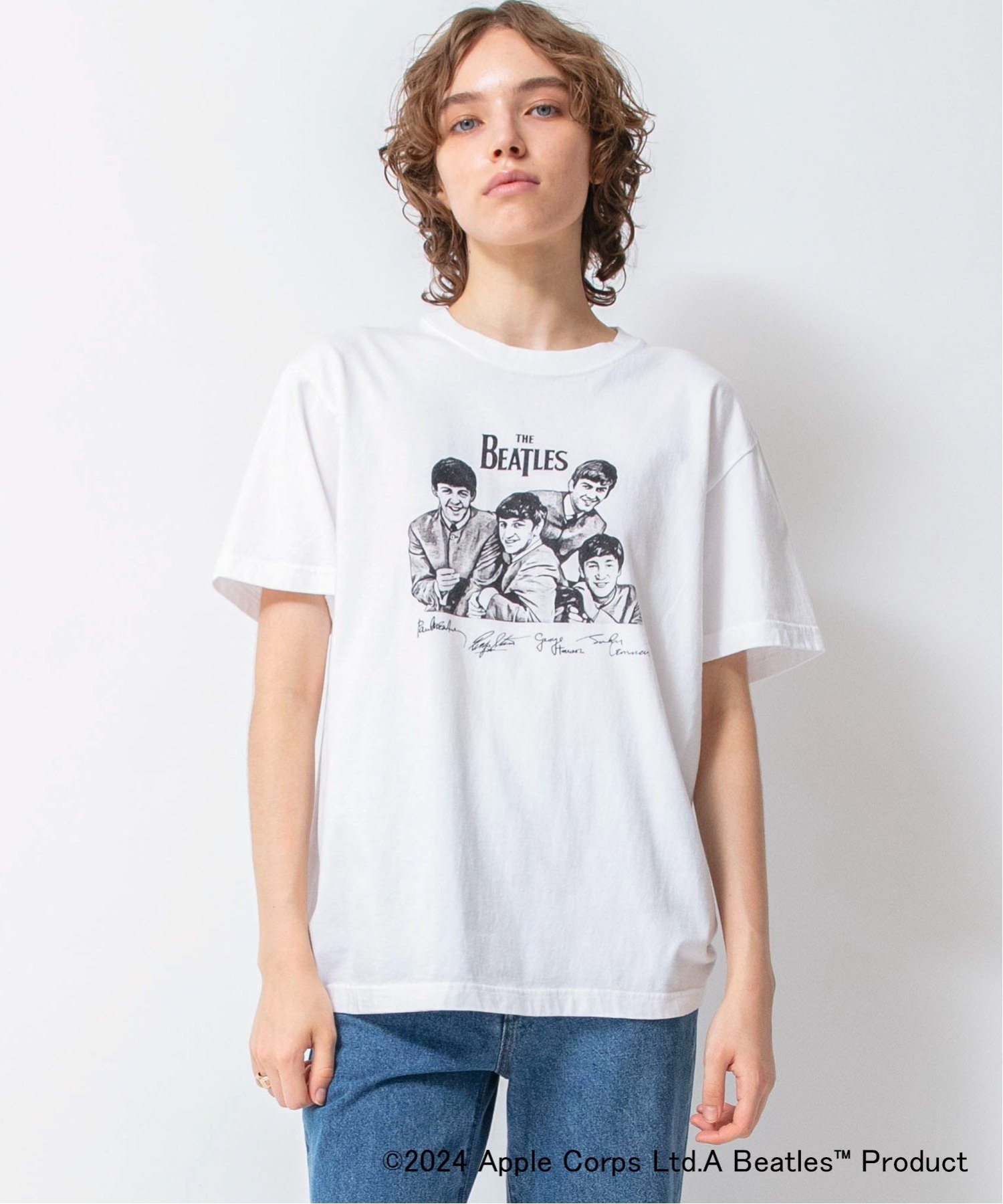 Johnbull Private labo THE BEATLES Tシャツ (LIKENESS) ジョンブルプライベートラボ トップス カットソー・Tシャツ ホワイト【送料無料】