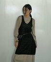 【SALE/31%OFF】marjour OPENWORK KNIT TUNIC マージュール トップス ニット ブラック【送料無料】