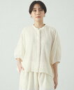 CAST: 【セットアップ対応/オンでもオフでも活躍】フェザーシフォンフォルムブラウス キャスト コロン トップス シャツ・ブラウス ブラック ホワイト【送料無...