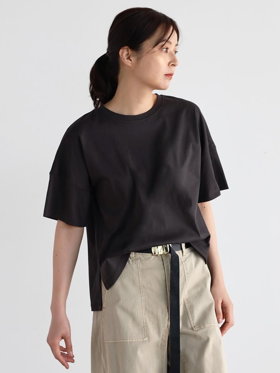 【SALE／52%OFF】CLOVE メタルプレートコットンTシャツ ラシュッド トップス カットソー・Tシャツ ベー..