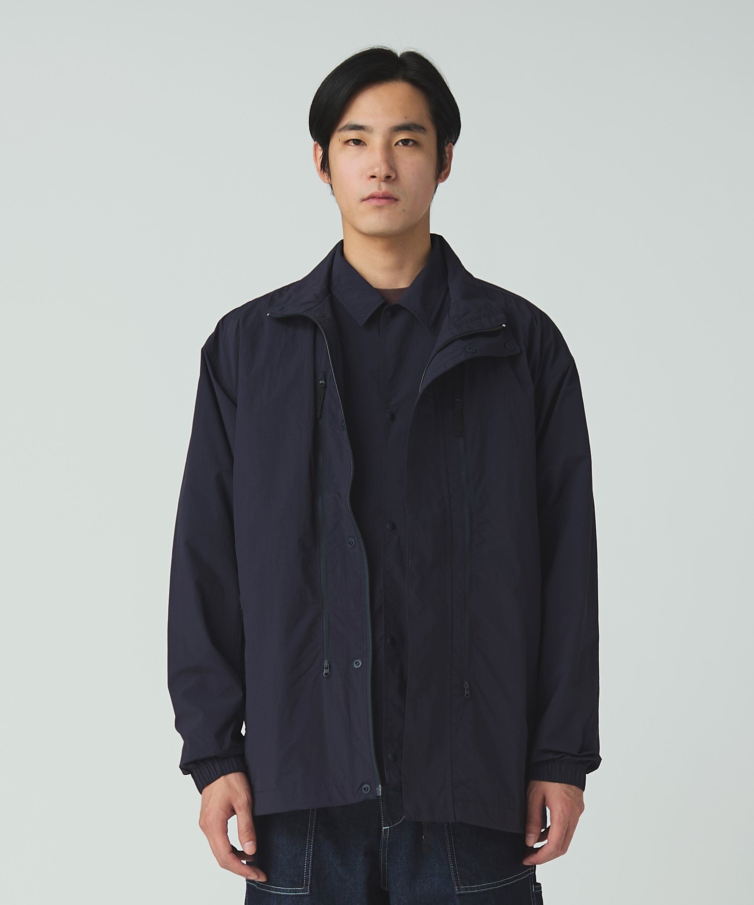 Snow Peak Nylon Tussah Utility Storage Jacket スノーピーク ジャケット・アウター ナイロンジャケット ネイビー ブラック グレー【送料無料】のサムネイル