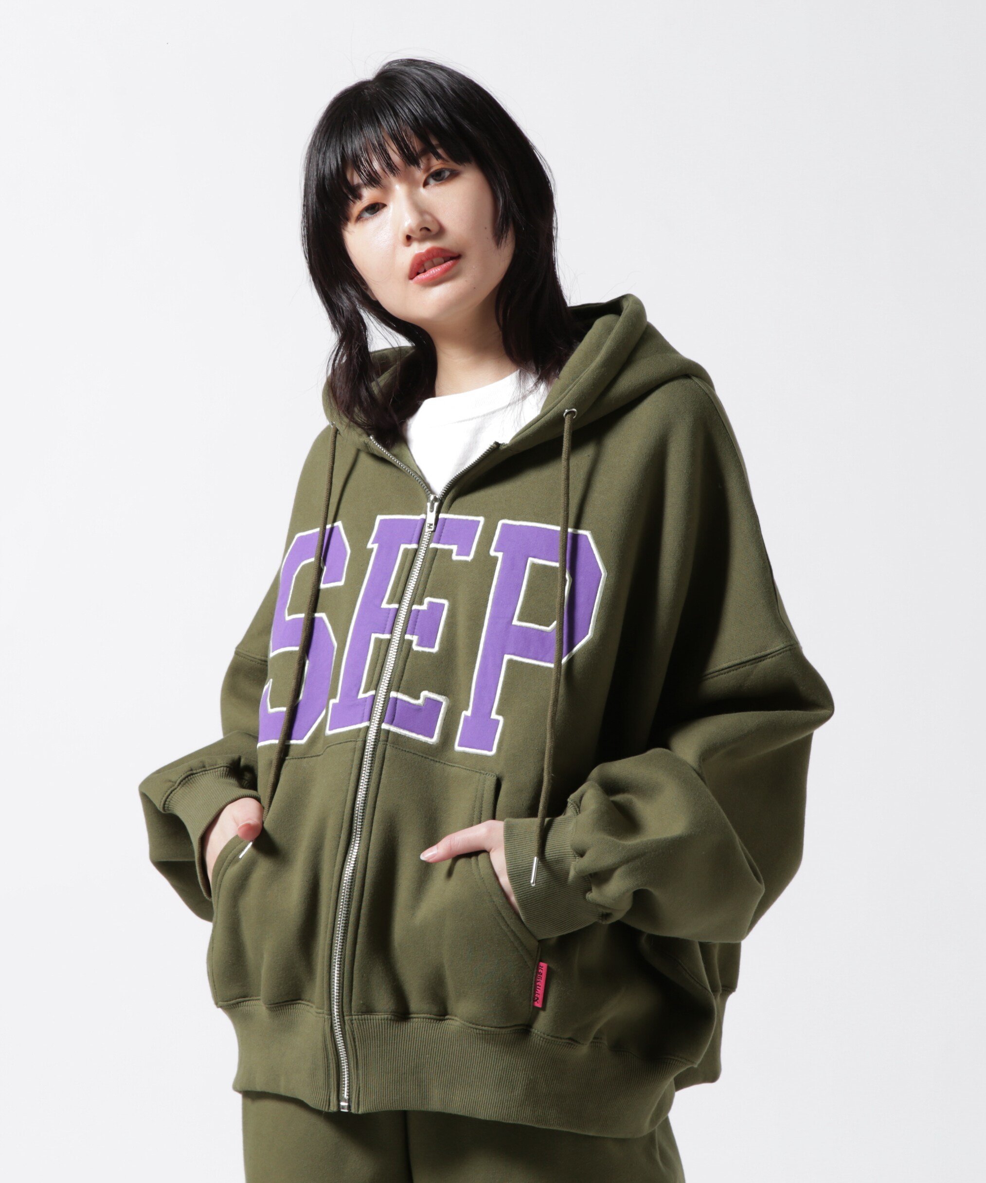 LHP september/ץƥС/Zip Hoodie/åץѡ 륨ԡ ȥåץ ѡաǥ ꡼ ԥ ֥롼̵