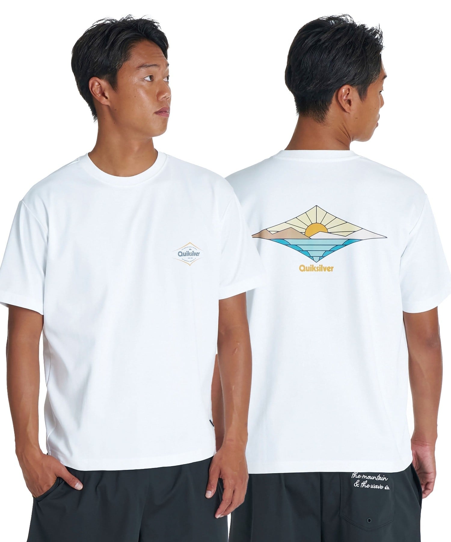 QUIKSILVER OUTDOOR SURF ST 【2026年夏モデル】 クイックシルバー トップス カットソー・Tシャツ ホワイト ブラック