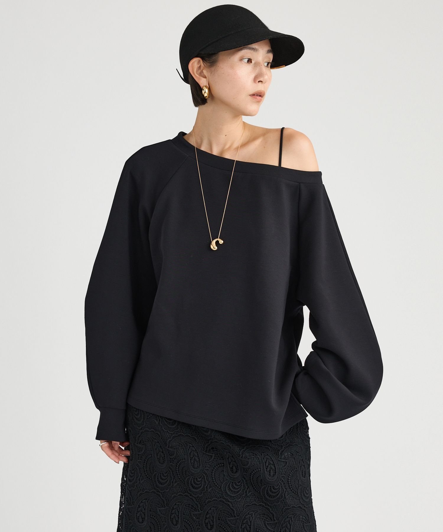 モワルーバイヤスプルオーバー 【セットアップ可】 カオス トップス カットソー・Tシャツ ブラウン ブラック