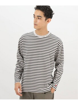 【SALE/40%OFF】417 EDIFICE FTL ボーダーL/S TEE フォーワンセブン エディフィス カットソー Tシャツ オレンジ グレー ホワイト
