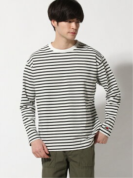 【SALE/40%OFF】417 EDIFICE FTL ボーダーL/S TEE フォーワンセブン エディフィス カットソー Tシャツ オレンジ グレー ホワイト