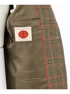 Marling & Evans Tweed Sack Sport Coat BROVIW0502: Olive Marling & Evans Tweed Sack Sport Coat BROVIW0502: Olive