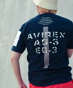 AVIREX 《WEB&DEPOT限定》 REMODEL DESIGN CREW NECK T-SHIRT/リモデルデザイン半袖Tシャツ アヴィレックス トップス カットソー・Tシャツ ネイビー ブラック ホワイト グリーン