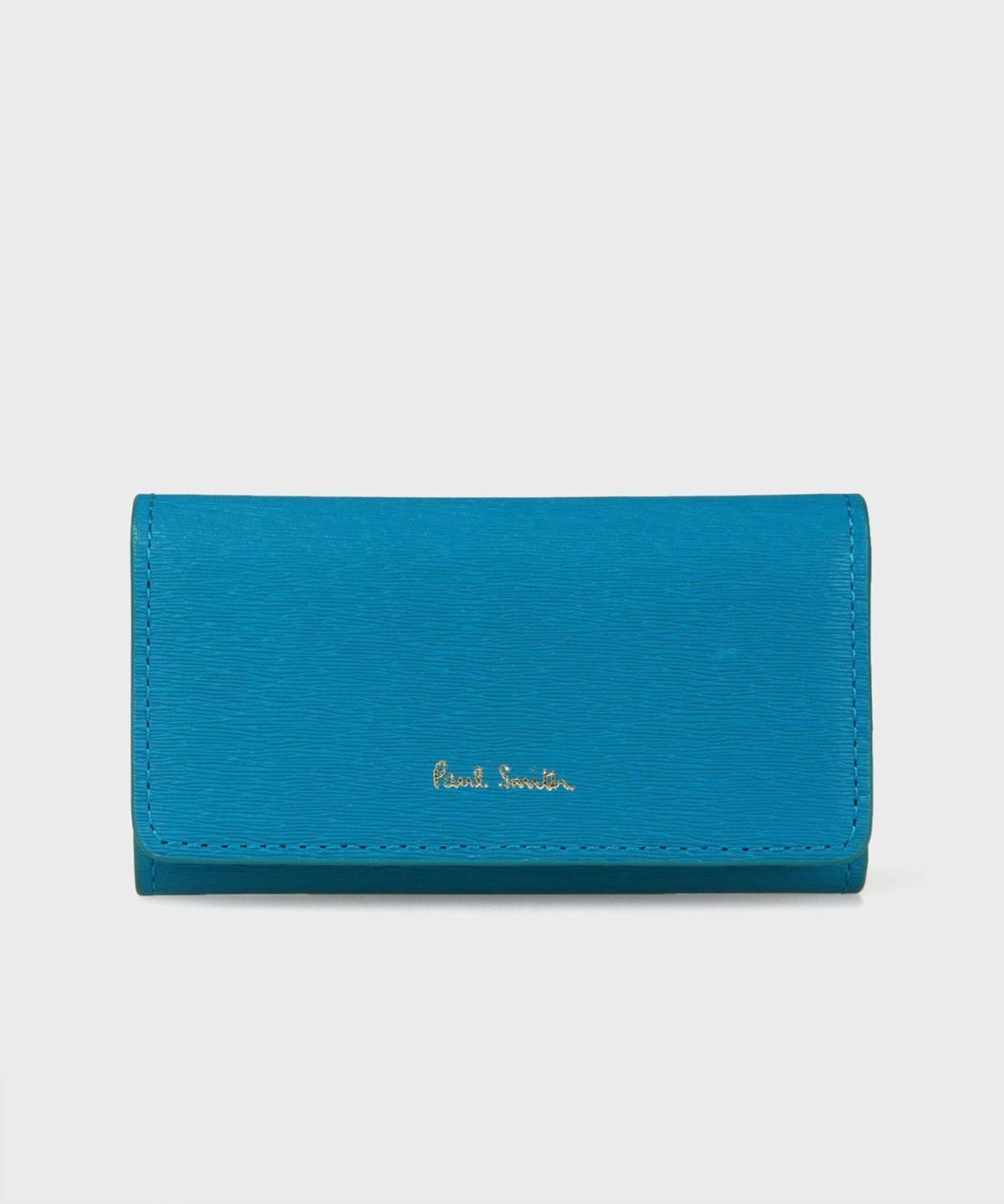 ポール・スミス キーケース 【SALE／50%OFF】Paul Smith 【公式】ストローグレインレザー キーケース ポール・スミス　アウトレット 財布・ポーチ・ケース その他の財布・ポーチ・ケース ブルー レッド【送料無料】