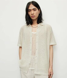 ALLSAINTS (M)MUNROE SS SHIRT オールセインツ トップス シャツ・ブラウス ベージュ【送料無料】