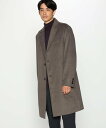 楽天Rakuten Fashion【SALE／37％OFF】COMME CA ISM ★TVドラマ着用商品★ エアリーウール ライト チェスターコート コムサイズム ジャケット・アウター チェスターコート カーキ ブラック ネイビー【送料無料】