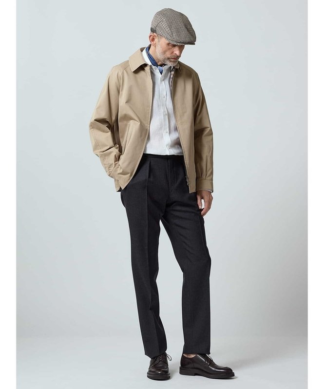 【SALE／50%OFF】Aquascutum MEN 【UK Traditional】Golf Jacket アクアスキュータム ジャケット・アウター ブルゾン・ジャンパー ベージュ【送料無料】
