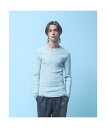 5351POUR LES HOMMES 【25AW】ホールガーメント クルーネックニット【予約】 ゴーサンゴーイチプールオム トップス ニット ホワイト パープル ブラック【送料無料】