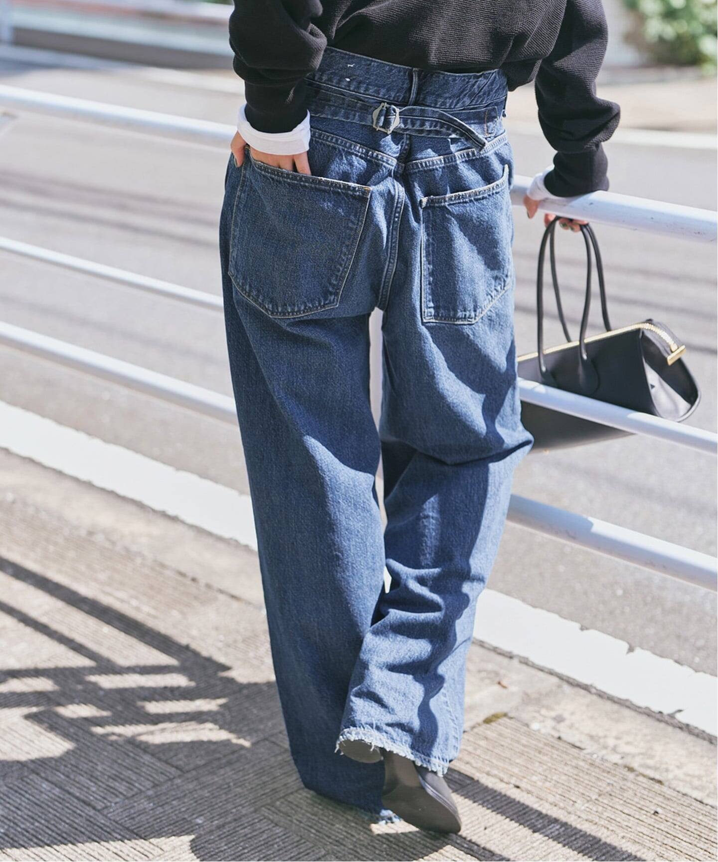 Spick & Span upper hights/アッパーハイツ 別注THE OLIVIA* スピックアンドスパン パンツ ジーンズ・デニムパンツ ブルー【送料無料】のサムネイル