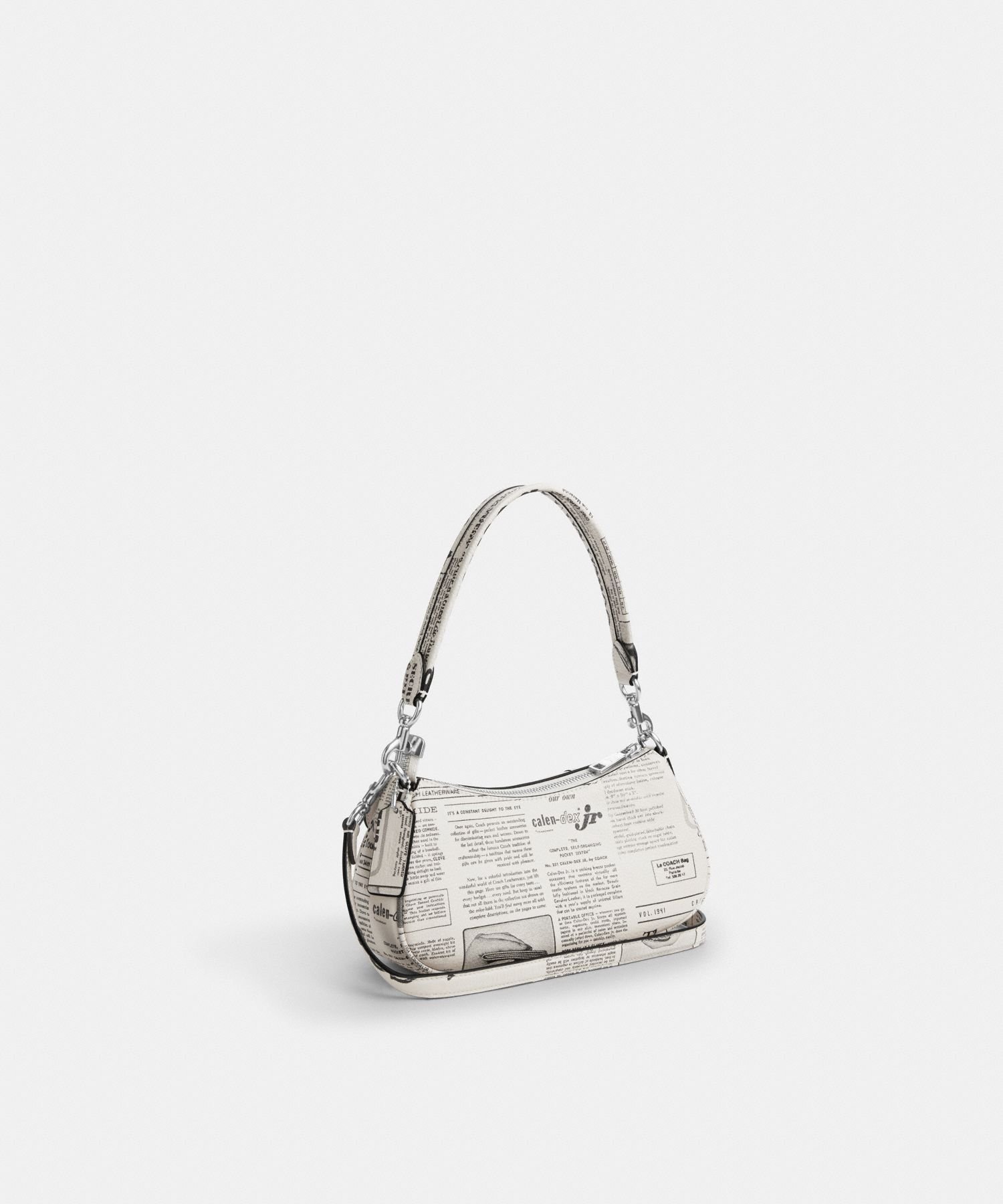 【SALE／60%OFF】COACH OUTLET 【公式】アシュトン ショルダー バッグ・ニュースペーパー プリント コーチ　アウトレット バッグ ショルダーバッグ ホワイト【送料無料】