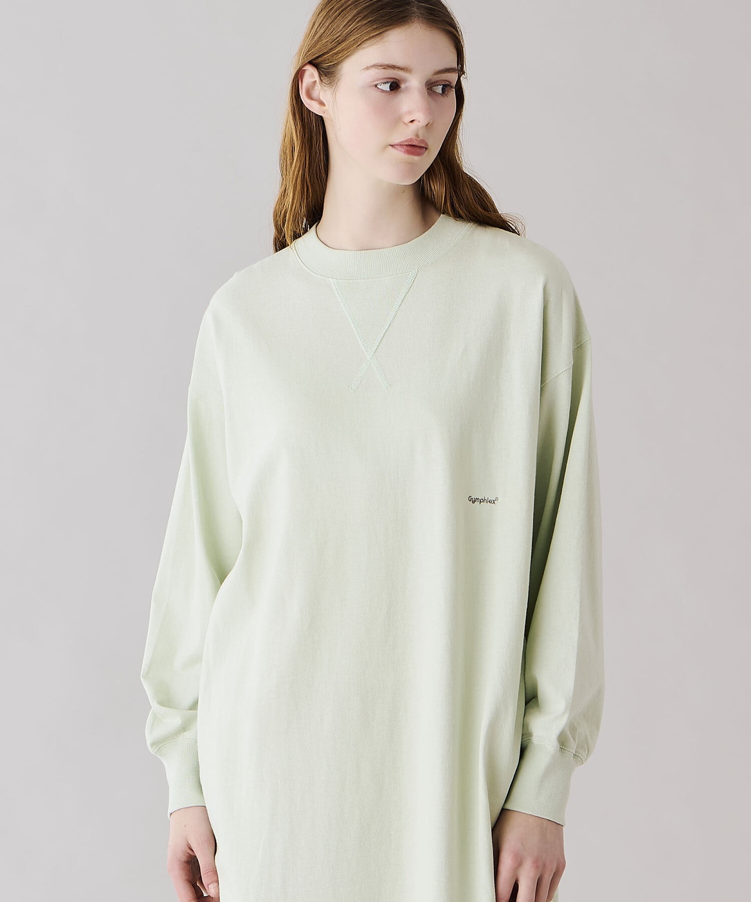 Bshop Gymphlex ｜ コットンジャージー クルーネックワンピース WOMEN ビショップ ワンピース・ドレス その他のワンピース・ドレス
