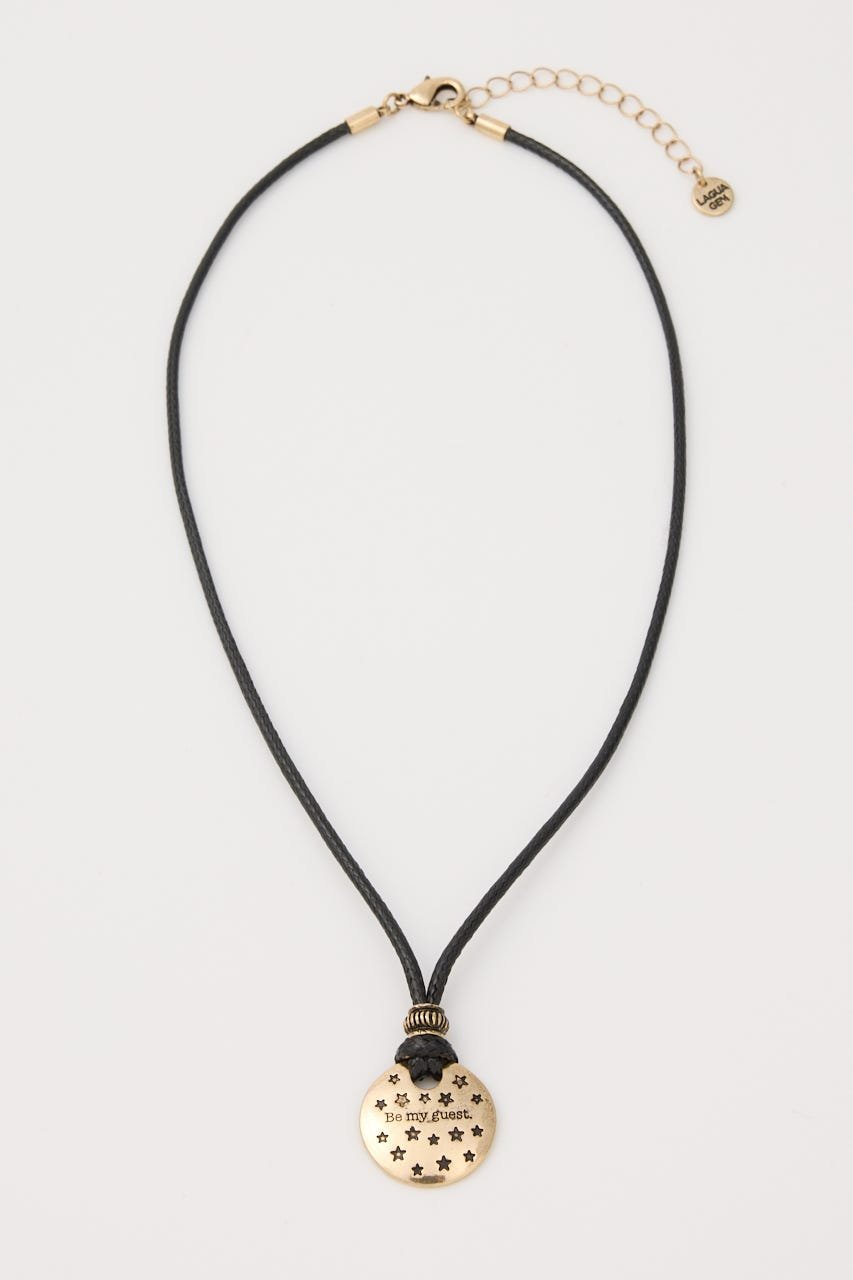 LAGUA GEM MEDAL ROPE ネックレス ラグア ジェム アクセサリー・腕時計 ネックレス