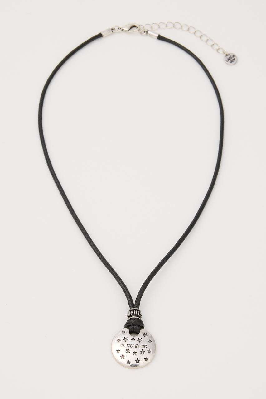 LAGUA GEM MEDAL ROPE ネックレス ラグア ジェム アクセサリー・腕時計 ネックレス