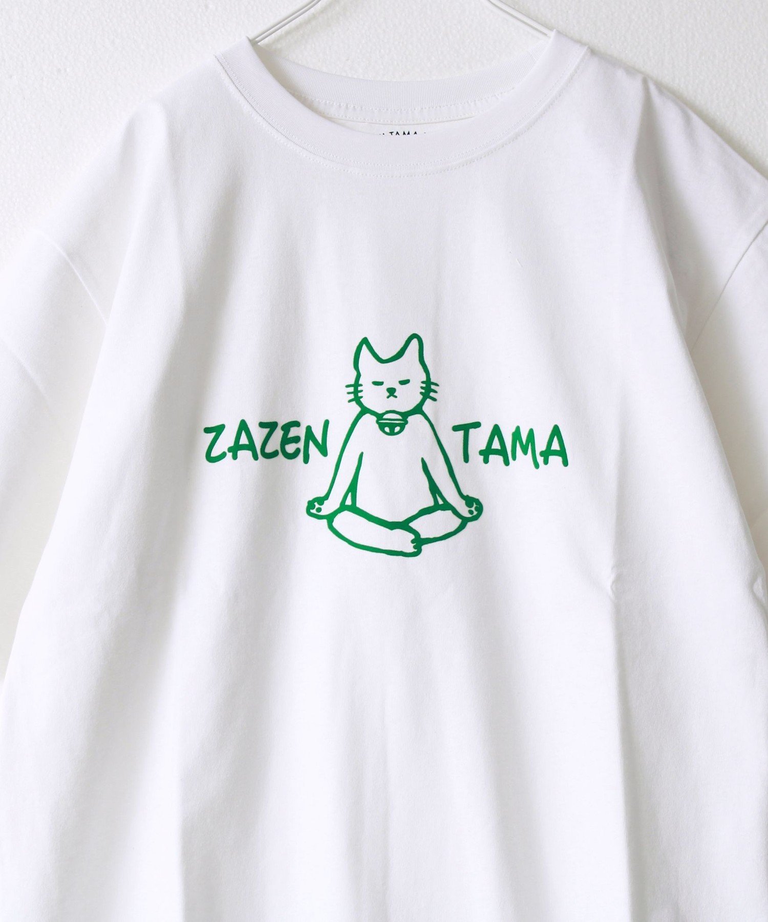 【SALE／10%OFF】FREDYMAC 【マックT】【ZAZEN TAMA】original body T-shirts フレディ アンド グロスター トップス カットソー・Tシャツ ホワイト ネイビー